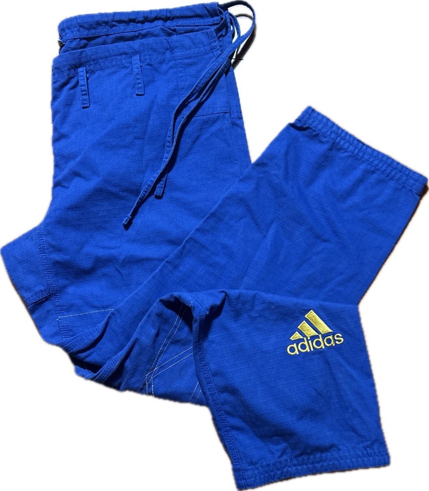 Adidas JUI JITSU Martial Arts MMA Blue GI Pants BJJ Men’s Size A1 Active EUC