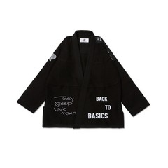 Shoyoroll Albino and Preto TSWT Black BJJ Gi Jiu Jitsu Kimono 450 GSM