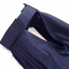 Japanese Hakama with Hook and Loop Fastener – Budo – Aikido – Kendo (Navy blue)