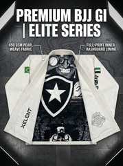 Premium White Custom BJJ Gi Kimono – Brazilian Jiu Jitsu Uniform Lightweight