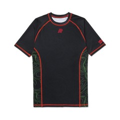 No Gi – Albino & Preto Elektronic Rash Guard & Shorts Set