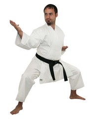 Zen Athletics Green Logo 10oz Middleweight Karate Uniform