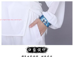Unisex Tai Chi Suit Morning Exercise Uniform Cotton Kung Fu martial arts Suits