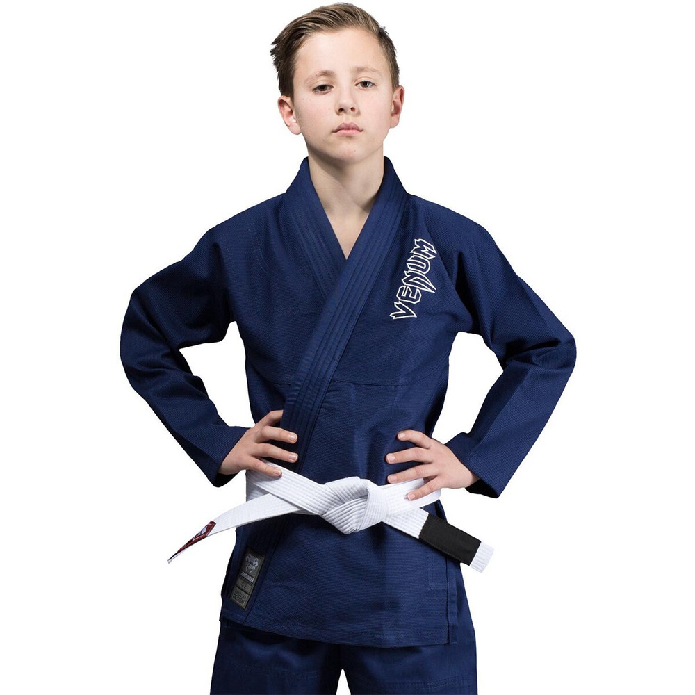 Venum Kids Contender Brazilian Jiu-Jitsu Gi – Navy Blue