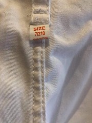 Judo Gi Pant Size 7/210 adult – Heavy 100% cotton & extra knee padding