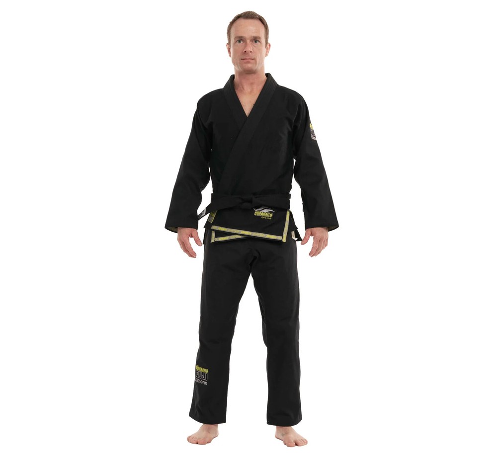 Fuji Suparaito Super Lightweight Mens Brazilian JiuJitsu BJJ Gi – Black/Green