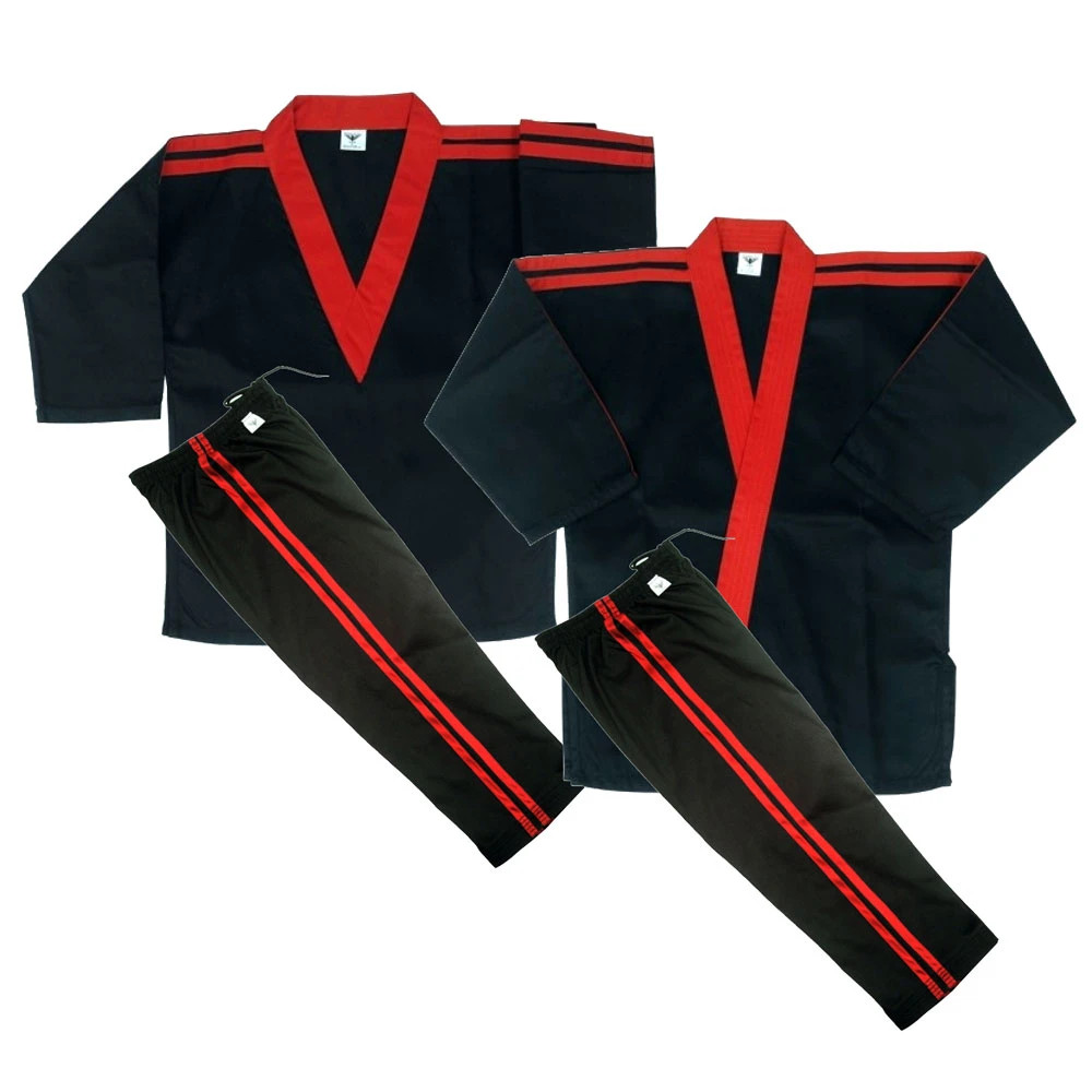 Martial Arts Karate Team Uniforms Gi – Open & V-Neck