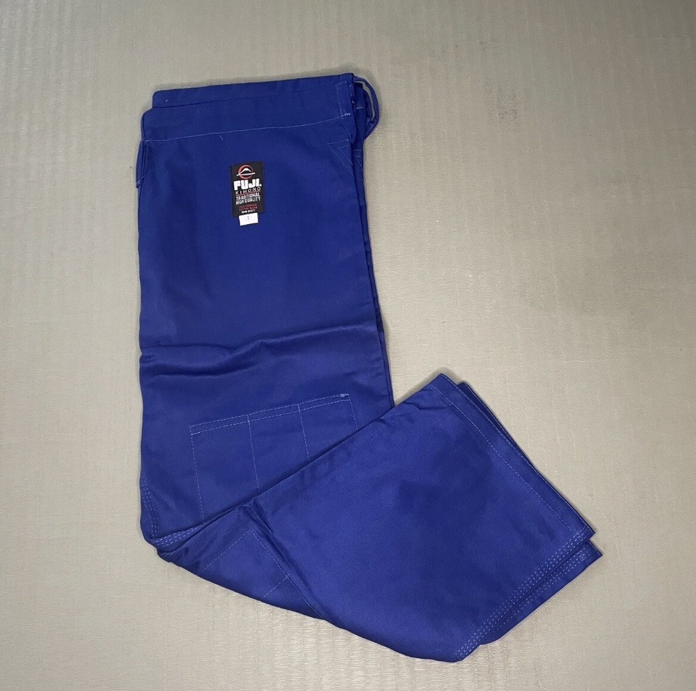 Fuji Judo Gi Pants Blue Jiu Jitsu Bjj Various Sizes New in Pkg