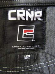 Grindhouse Combat CRNR Combat Corner KIMONO JIU JITZU SET BLACK Y2