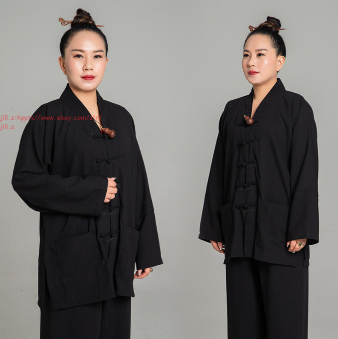 Unisex Shaolin Wudang Taoist Outfits Tai chi Suit Kung fu Martial Arts Uniforms