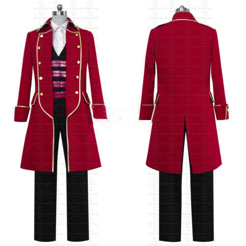 Kaizoku Sentai Gokaiger Flying Ghost Ship Captain Gokai Red Cosplay Costume；