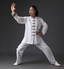 Linen Blend Kung Fu Tai Chi Clothing Martial Arts Clothes Taijiquan Wushu