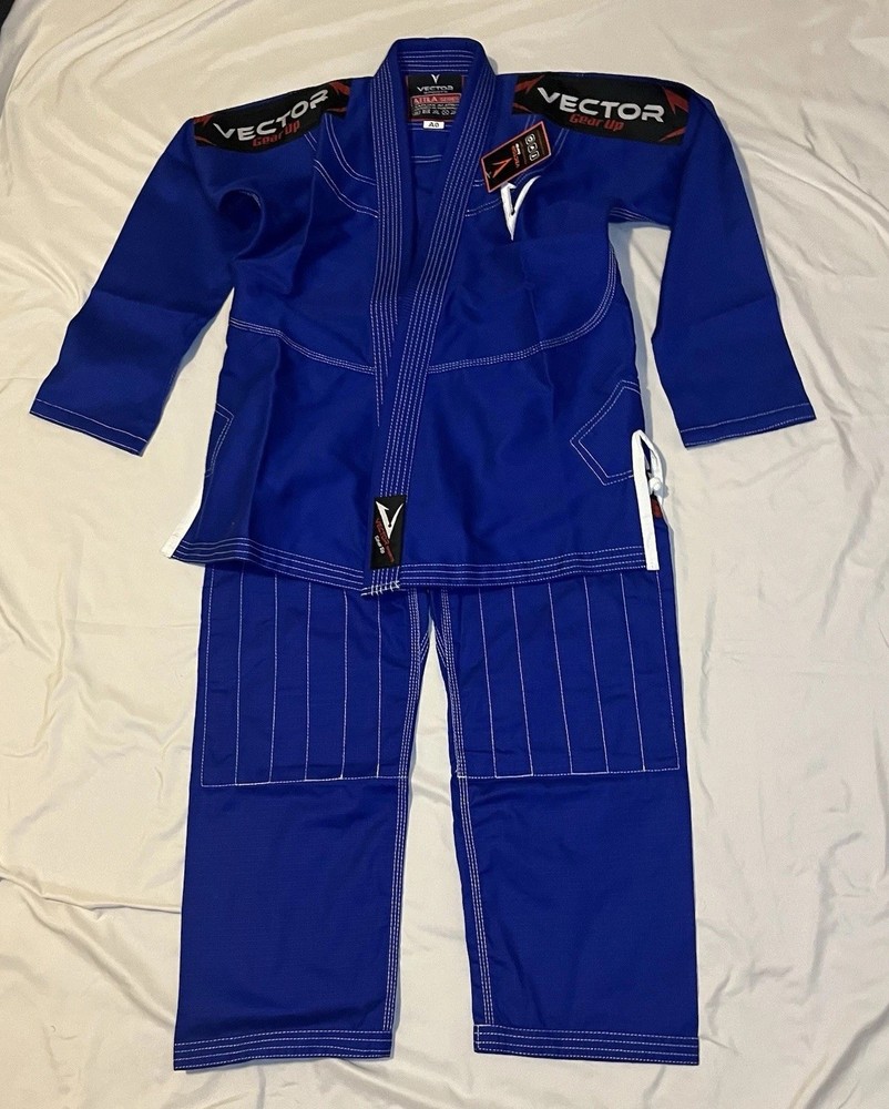 Vector Sports Brazilian Jiu-Jitsu (BJJ) Gi-Blue Size A0 Brand New with Tags
