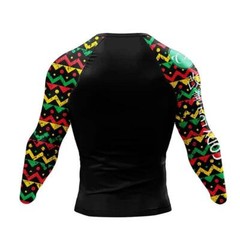 USA Ship Rasta Grappler BJJ Rashguard Compression Shirt For MMA Jiu-jitsu