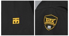 MOOTO MTX Slate Gray Color Uniform WT Demonstration Black Team Dobok Performance