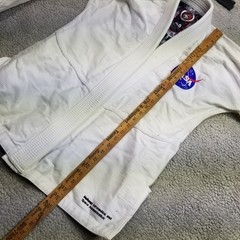 Jiu jitsu Gi Sanabul NASA A0 RARE White Space MMA TOP ONLY SEE DESC