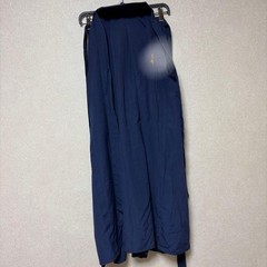 Japanese Kendo Hakama Pants Kimono Toray Tetrex Dark Blue Used Uniform