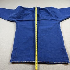 Hayabusa Premium Gi Top Mens A2 Blue Embroidered Logo Front and Back Jiu Jitsu