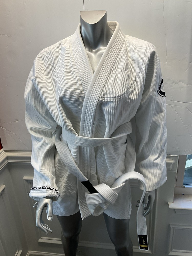 Gold BJJ Foundation GI Men’s White Cotton Jiu Jitsu Uniform Size A4