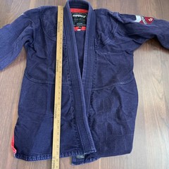 Hyperfly StarLyte III A1L BJJ Jiu Jitsu Kimono Gi Excellent Condition Black Blue