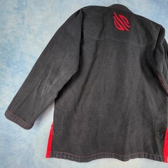 Sanabul Essentials BJJ Gi Jacket Black Red A1 Ultra Light Pearl Weave Kimono Top