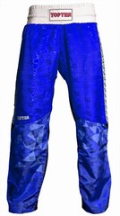 TOP TEN SPORT KARATE uniform KICKBOXING ULTRALIGHT PRISM BLUE MMA TKD point spar