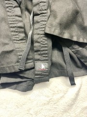 Century Karate Gi Jacket Size 6 Black Pre Owned