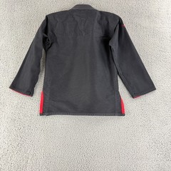 Elite Sports BJJ Gi Jacket Youth Kid Size C3 4’9″ – 5’0″ 95-110 lb Pull On Black