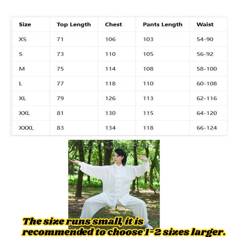 Men Women Tai Chi Suit Kung Fu Shirt Pants Chinese Wushu Uniform Martial Arts AU
