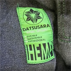 Datsusara HEMP Jiu-Jitsu Gi Pants A1 Gray Green Adult Unisex