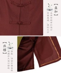 Shaolin Monk Zen Lay Clothes Buddhists Meditation Uniform Temple Monk Robe Suits