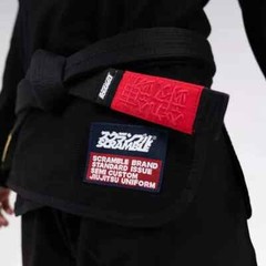 Black Scramble Standard BJJ GI Top Quality 350450 GSM Kimono In All Sizes