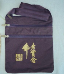 High Quality Canvas Buddhism Sachets Buddha Blessing Bag Shaolin Monk