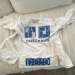 adidas Dojo Leoviera Jiu-Jitsu Gi Uniform Adult Unisex M1 White/Blue