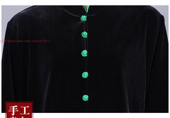 Fall Winter Unisex Tai chi Uniforms Warm Korean velvet Kung fu Martial arts Suit