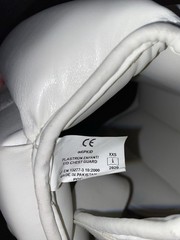 Adidas WKF Kids Karate Chest Protector Size XXS White