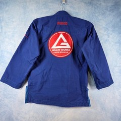 Gracie Barra Equipe Edition Kids BJJ Gi Top Blue Size Y5 Jiu-Jitsu Uniform