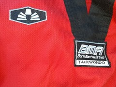Taekwondo BEST SANGMOOSA uniform Kid’s Size 1 150CM-SEE MEASUREMENTS (No Pants).