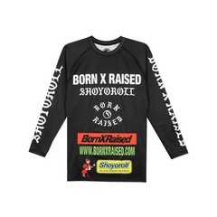 Shoyoroll Born x Raised LS Rash Guard & Shorts Set BJJ No Gi Grappling MMA