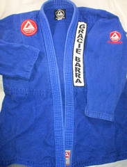 GRACIE BARRA Official Kimono~Blue~Size Men’s A-4~Preowned