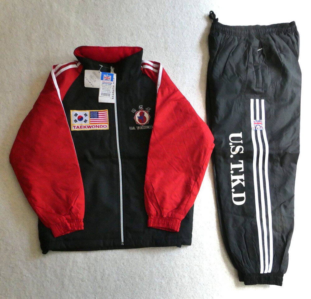 Taekwondo Warm up Jacket & Pants US TKD Bow Outwear Hoodie New Jacket With Tags
