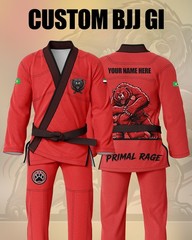 Premium Red BJJ Gi Brazilian Jiu Jitsu Uniform Kimono MMA Grappling Training gi