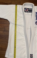 American Top Team Century BJJ Jiu Jitsu Gi Kimono Set White Size A1 100% Cotton