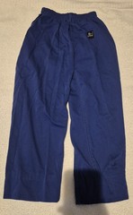 Martial Arts Training Uniform Karate Suit Blue Uniform Set Jacket and Pants