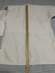 Fuji Gi White Jiu Jitsu MMA Kimono Top BJJ Martial Arts Single Weve No Belt Sz 3