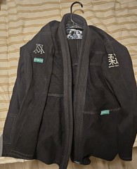 Classic Kimono A1 Brazilian Jiu Jitsu MMA Uniform Black