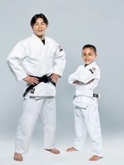 New White Fuji Sports Single Weave Judo Gi Kimono Unisex