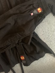 KI Int’l black martial arts Gi Top Size 0 100% Cotton