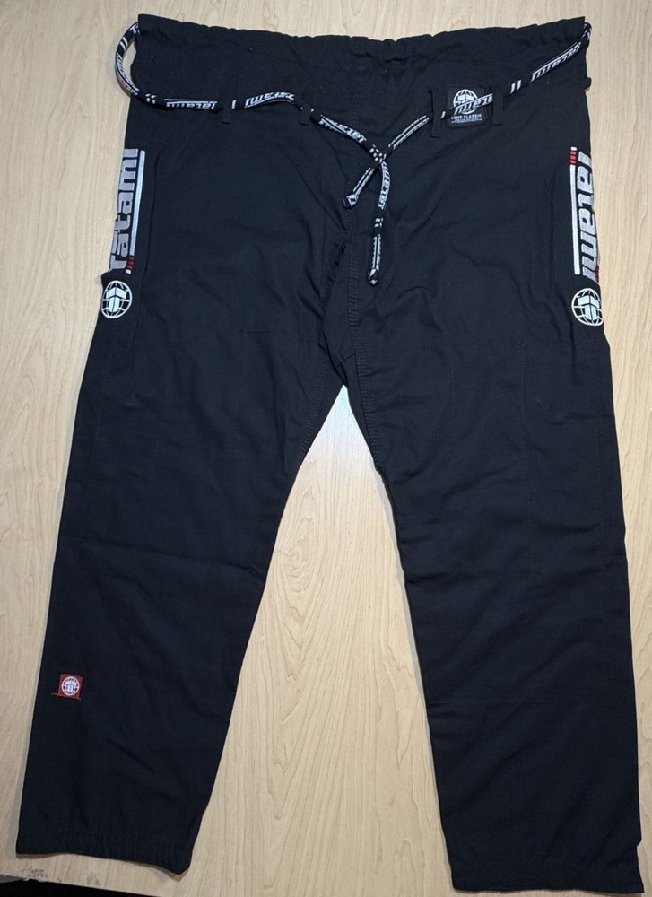 Tatami Pants A3 Black Jiu Jitsu Grappling Martial Arts Fightwear NEW Men’s