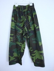 Martial Arts Karate Gi Kids Unisex Uniform Camo Bottom Size 0 (140cm)